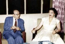 أم كلثوم وعبدالغني العطري